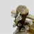 Brown Sitzendorf German Porcelain Spill Vase Figurine – Boy Playing Flute on Fence For Sale - Image 8 of 8