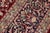 1990s Shabby Chic Isphan Pak-Persian Red/Blue Wool&Silk Rug - 10'0'' X 13'9'' For Sale - Image 5 of 8