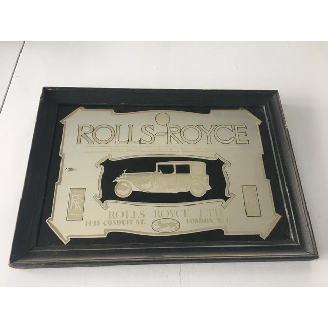 Glass Mirror Picture, 1980s For Sale - Image 7 of 11