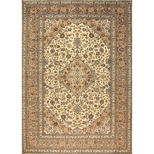 Middle Eastern Hand-Knotted Rug For Sale