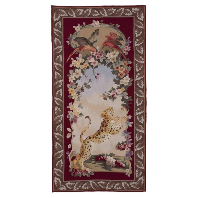 This beautiful tapestry is hand-woven by skilled artisans in pure New Zealand wool, keeping alive the centuries old...