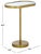 Contemporary Ikaky Side Table in Gold / Mirror For Sale - Image 3 of 8