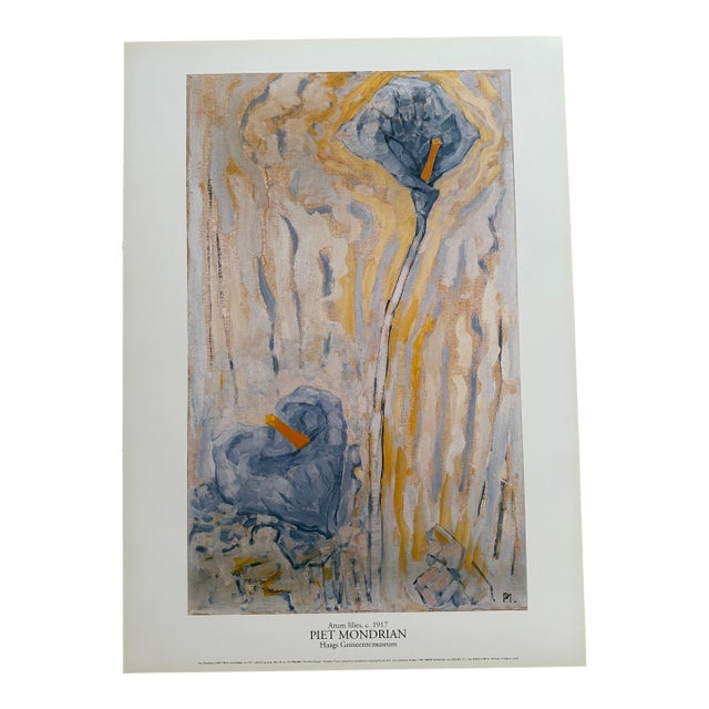 Piet Mondrian (1872-1944), Aronskelken, Ca. 1917, Copyright 1996 ABC/Mondrian Estate...Printed in Holland #831 For Sale