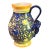 Vintage Hand Painted Colorful Ceramic Talavera Pitcher For Sale
