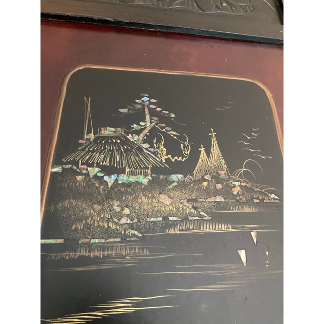 As Chinoiserie as Chinoiserie can be! This beautiful three-panel tabletop chinoiserie screen transports you to another...