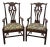 Vintage Kittinger Traditional Chippendale Style Mahogany Accent / Dining Chairs - Pair For Sale