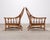 Pair of McGuire Organic Modern Rattan Lounge Chairs + Ottoman For Sale - Image 10 of 18