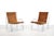Bachelor Chairs in Leather by Verner Panton for Fritz Hansen, 1950s, Set of 2 For Sale - Image 7 of 7