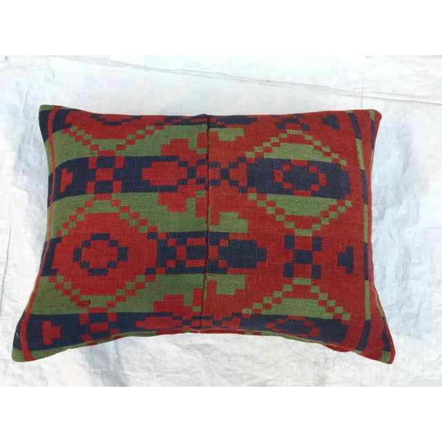 Southwestern Style Wool Blanket Pillow For Sale - Image 4 of 8