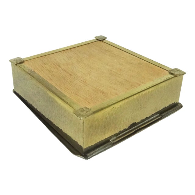 Polish Art Deco Humidor, 1940s For Sale