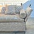 Wood Vintage George Smith Style Silk Damask Knole Sofa 81” Long With Hinged Sides Pineapple Finials Down Cushions For Sale - Image 7 of 17