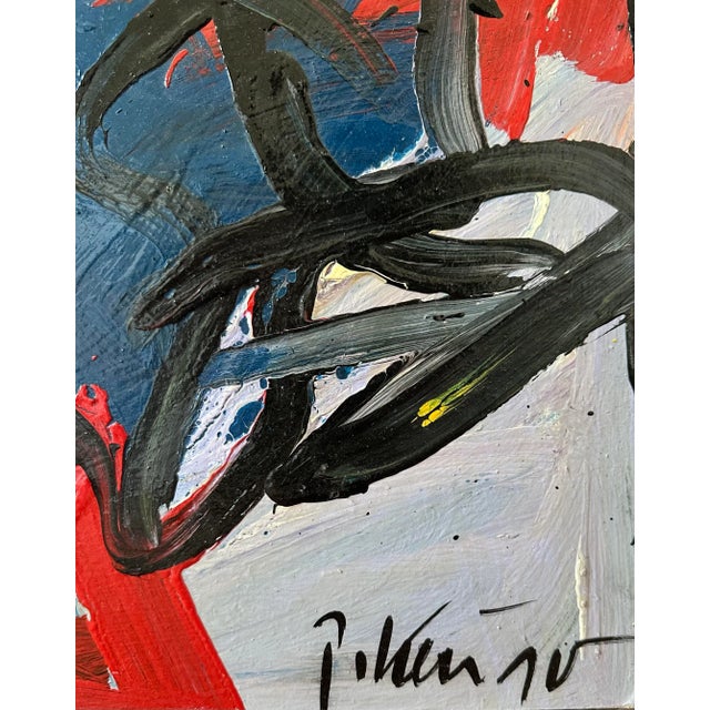 Abstract Rare Large-Scale Peter Keil Painting, 1990 For Sale - Image 3 of 10