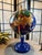 Blue VTG Large Lapis Lazuli Globe W/ Semi Precious Stones 24 In For Sale - Image 8 of 12