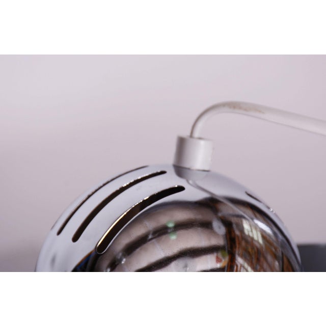 Metal Mid-Century Modern Table Lamp in Chrome by J. Indra for Combi Lux, Czech, 1970s For Sale - Image 7 of 11