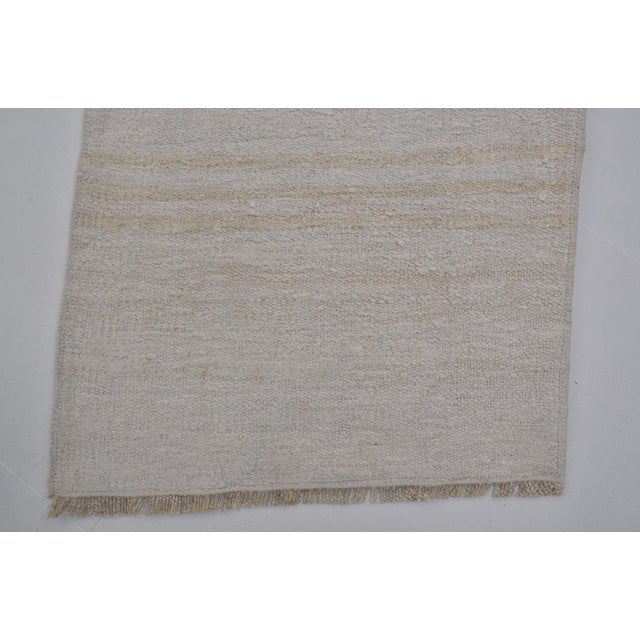 1950s Off White Anatolian Kilim Runner For Sale - Image 9 of 10