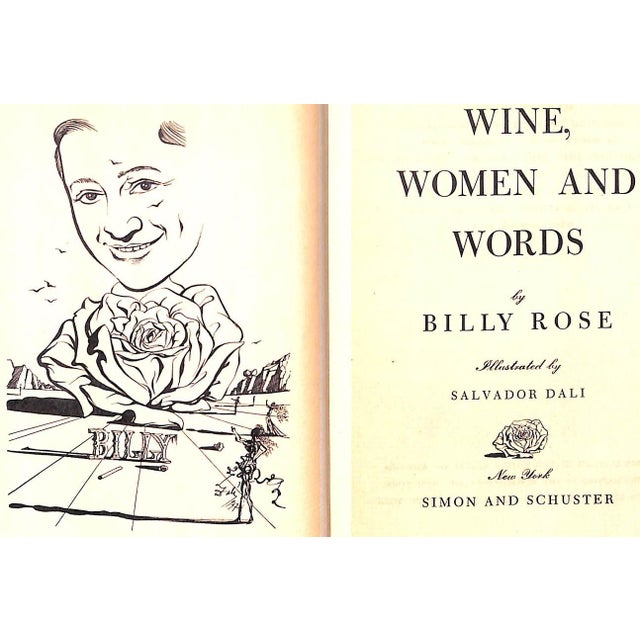 Traditional "Wine, Women and Words" 1948 Rose, Billy (Signed) For Sale - Image 3 of 12
