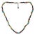 1980s Vintage Southwestern Navajo Boho Chic Turquoise & Glass Beaded Necklace, 18” For Sale