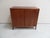 Maroon Mid-Century Modern Two-Door Cabinet, 1950s For Sale - Image 8 of 9