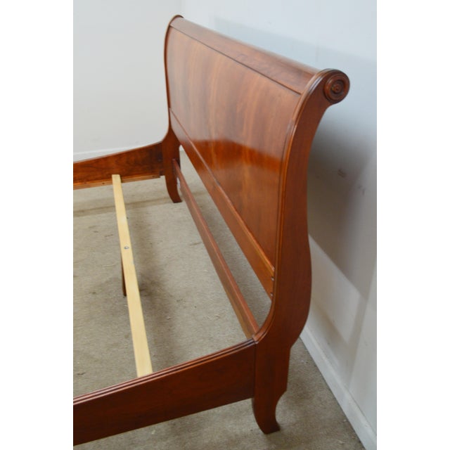 Ethan Allen Queen Sleigh Bed For Sale - Image 10 of 13