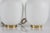 Metal Opaline Glass and Brass Pendant Lamp by Bent Karlby for Lyfa, 1960s, Set of 4 For Sale - Image 7 of 11