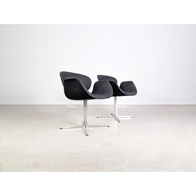Mid-Century Modern Little Tulip Chairs by Pierre Paulin for Artifort, 1970, Set of 2 For Sale - Image 3 of 11
