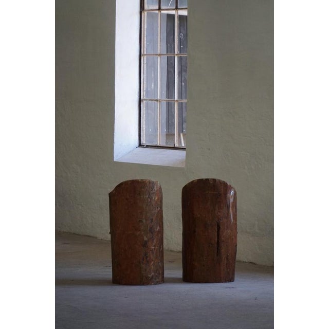 Swedish Folk Art Stump Chairs, 1890s, Set of 2 For Sale - Image 12 of 18