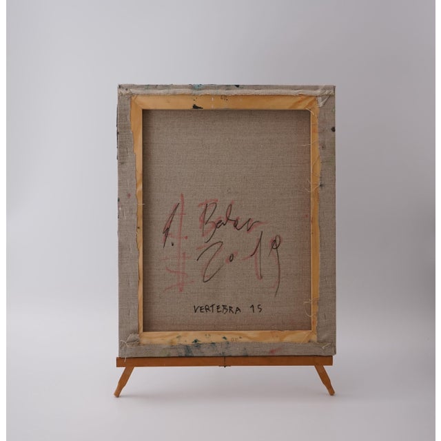 Felix Becker, Abstract Composition, 2019, Oil on Canvas For Sale - Image 10 of 12