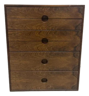 Danish Modern Chest of Drawers in Rosewood by Kai Kristiansen for Aksel Kjergaard 0dder 1960s
