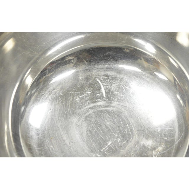 Metal Vintage Mid Century Modern Gorham Yc780 8" Silver Plated Serving Bowl For Sale - Image 7 of 9