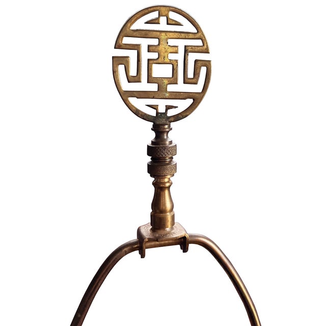 Mid 20th Century Chinese Red Double Happiness Porcelain Ginger Jar Lamps - a Pair For Sale - Image 4 of 15