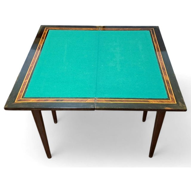 Wood Louis XVI Gaming Table For Sale - Image 7 of 9