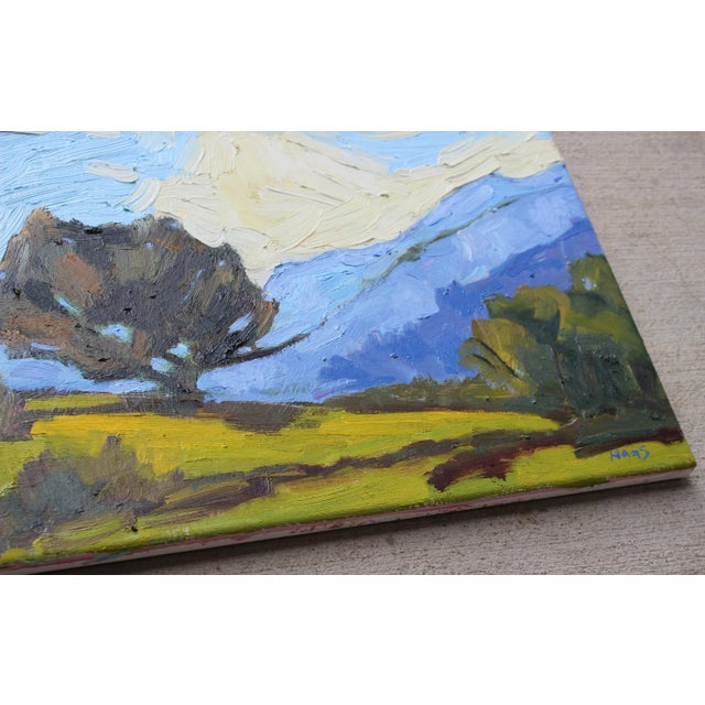 Quiet Places & Desertscapes — Azure Ridge Original oil painting by Haas, 16 x 12 unframed on stretched canvas, signed....