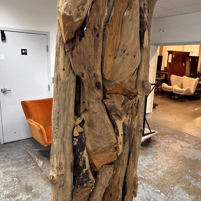 Wood Revelation by Uttermost Sculptural Driftwood Floor Screen For Sale - Image 7 of 12