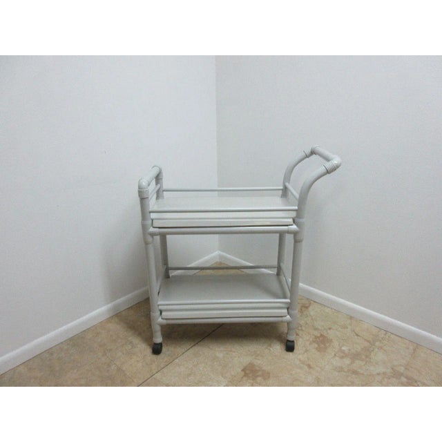 Mid-Century Modern Vintage Mid-Century Outdoor Bar Cart For Sale - Image 3 of 11