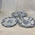 Lillian Vernon Blue and White Porcelain Decorative Chinoiserie Plates Set of 3 For Sale - Image 4 of 6