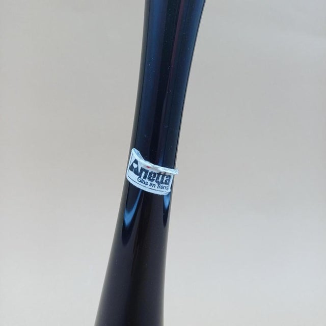 Victorian Black Glass Vase, 1970s For Sale - Image 4 of 5