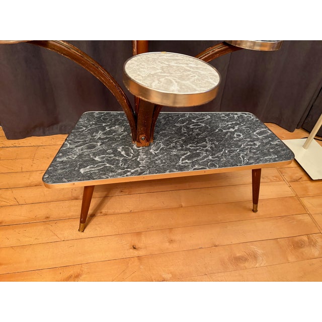 Wood Large Plant Stand, 1960s For Sale - Image 7 of 12