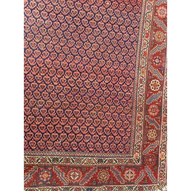 Very beautiful late 19th century Malayer runner with beautiful botteh design and nice natural colors, entirely hand...