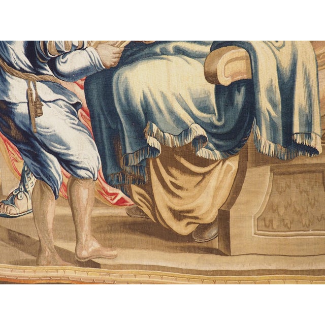 17 Foot Long Signed Flemish Tapestry From the Series of the 7 Liberal Arts, C. 1670 For Sale - Image 9 of 12