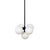 Not Yet Made - Made To Order Bunch Pendant, Black, 26in H, Modern, 5 Inch Glass Globes, by Research.Lighting, Modern, Minimal Hanging Light For Sale - Image 5 of 8