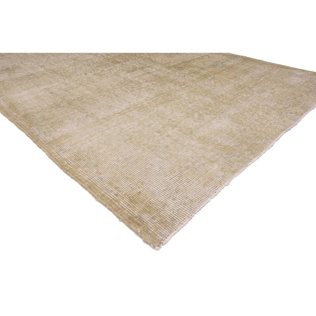 51982 Distressed Vintage Turkish Sivas Rug, 03'11 x 06'02. This hand-knotted wool distressed vintage Turkish Sivas rug...