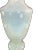 1900 - 1909 Large French White Opaline Glass Vase For Sale - Image 5 of 8