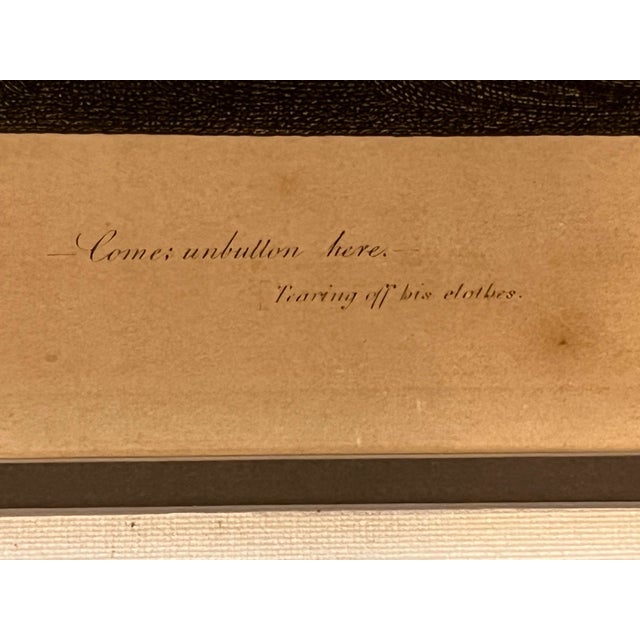 Silver 1793 William Sharp After Benjamin West “King Lear” Boydell Shakespeare Gallery Engraving, Framed For Sale - Image 8 of 11