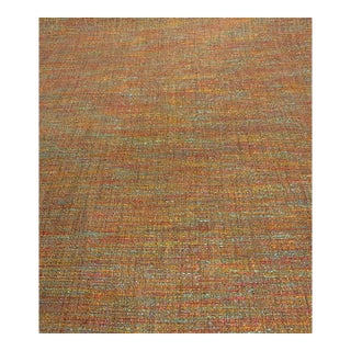 Modern Multi-Color Nubby Woven Designer Fabric - 28 Yards For Sale