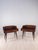 Mid-Century Italian Bedside Tables with Double Glass Tops, 1950s, Set of 2 For Sale - Image 6 of 18