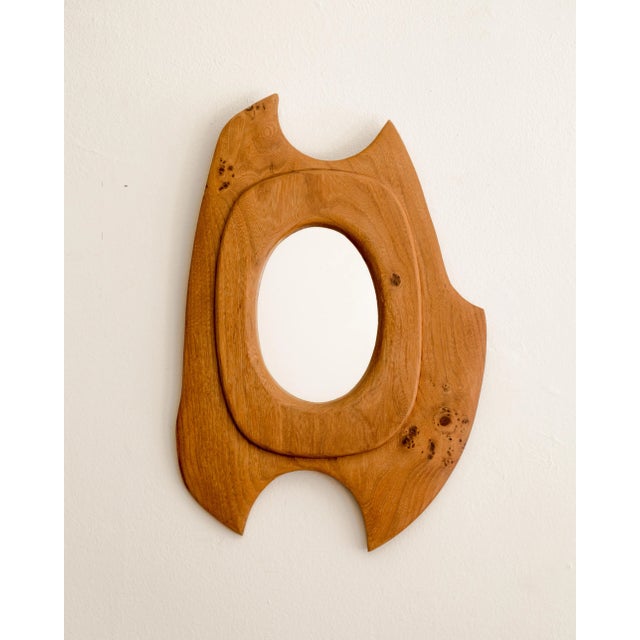 1960s Mod Biomorphic Shaped Mirror For Sale In Los Angeles - Image 6 of 6