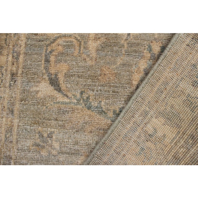 Beige Boho Chic Ziegler Grey/Beige Wool Runner Rug- 2'5'' X 9'8'' For Sale - Image 8 of 10