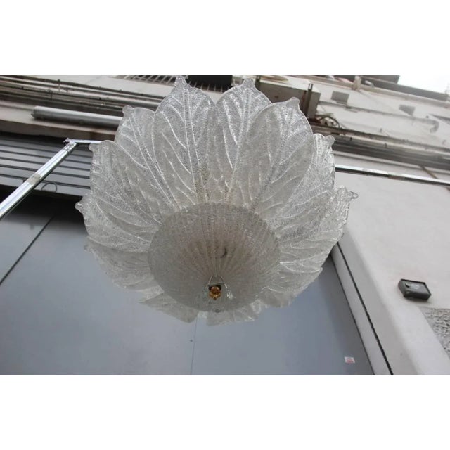 Italian Murano Glass Chandelier, 1970s For Sale - Image 6 of 11
