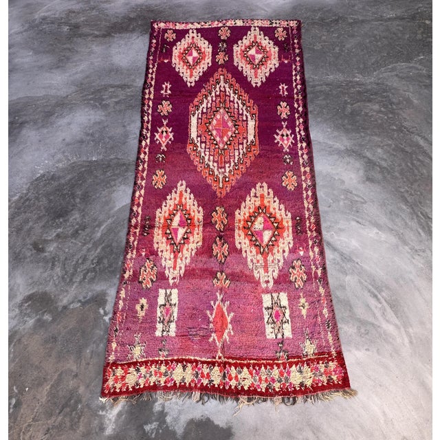Mid-Century Modern 5x11 Vintage Moroccan Rug For Sale - Image 10 of 12