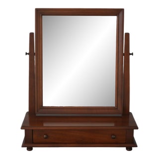 1960s Stickley Cherry Valley 1 Drawer Shaving Mirror For Sale